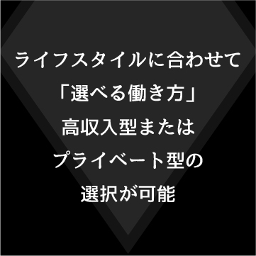 働き方が選べる新しい雇用体制のトラック運転手